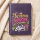 Kalendarz Książkowy A5 2027 Dla Fryzjerki Prezent Dla Kobiety: Botaniczna Stylistka