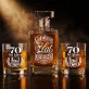 Zestaw Do Whisky Dla Mężczyzny 70 Lat Prezent Na 70 Urodziny Dla Mężczyzny: Męska Klasyka