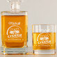 łykniem bo odwykniem - Zestaw Grawerowana Karafka 0,7 i Szklanki Do Whisky łykniem bo odwykniem - Zestaw Grawerowana Karafka 0,7 i Szklanki Do Whisky