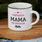 Mama - Kubek ceramiczny z czarnym rantem