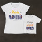 Mamusia, synek mamusi - Zestaw Koszulek Mamy i Dziecka