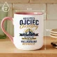 Kubek Z Nadrukiem Dla Ojca Chrzestnego Prezent Dla Mężczyzny: Najlepszy Ojciec Chrzestny