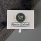 Monogram imię - Kamienie do whisky z nadrukiem