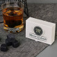Monogram imię - Kamienie do whisky z nadrukiem