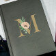 Monogram kwiaty - notatnik A5 z nadrukiem Monogram kwiaty - notatnik A5 z nadrukiem
