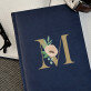 Monogram kwiaty - notatnik A5 z nadrukiem Monogram kwiaty - notatnik A5 z nadrukiem