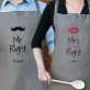 Mr&Mrs Right - Zestaw dwóch fartuchów kuchennych