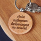 Najlepsza dziewczyna - Brelok drewniany