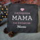 Najlepsza mama - koc z haftem