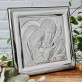 Najlepszy ksiądz - Św. Rodzina - Kwadrat - Srebrny Obrazek z Grawerem