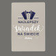 Najlepszy świadek - Wydruk na szkle akrylowym z podstawką Najlepszy świadek - Wydruk na szkle akrylowym z podstawką