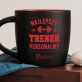 Najlepszy trener personalny - Czarny kubek ceramiczny