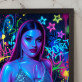 Neonowe Graffiti - Stylowy portret