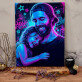 Neonowe Graffiti - Stylowy portret