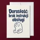 Kartka z Życzeniami Na Osiemnastkę Dla Mężczyzny: Ironiczna Dorosłość