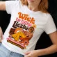 Koszulka Damska Biała Na 30 Urodziny Prezent Dla Kobiety: Groovy Retro Zabawa