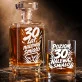 Zestaw Do Whisky Dla 30 Latka Prezent Na 30 Urodziny Dla Mężczyzny: 30 Lat, Nalewaj Śmiało