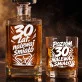 Zestaw Do Whisky Dla 30 Latka Prezent Na 30 Urodziny Dla Mężczyzny: 30 Lat, Nalewaj Śmiało