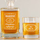 old no - Zestaw Grawerowana Karafka 0,7 i Szklanki Do Whisky old no - Zestaw Grawerowana Karafka 0,7 i Szklanki Do Whisky