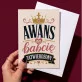 Kartka z Życzeniami Na Pierwszy Dzień Babci Dla Babci Kobiety: Awans Babci