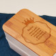 Padłaś, powstań - Bambusowy Lunchbox z grawerem Padłaś, powstań - Bambusowy Lunchbox z grawerem