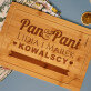 Pan & Pani - deska do krojenia z grawerem Pan & Pani - deska do krojenia z grawerem