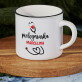 Pielęgniarka - Kubek ceramiczny z czarnym rantem Pielęgniarka - Kubek ceramiczny z czarnym rantem