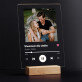 Piosenka spotify dla dziewczyny - Wydruk na szkle akrylowym z podstawką led Piosenka spotify dla dziewczyny - Wydruk na szkle akrylowym z podstawką led
