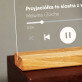 Piosenka spotify dla przyjaciółki - Wydruk na szkle akrylowym z podstawką Piosenka spotify dla przyjaciółki - Wydruk na szkle akrylowym z podstawką
