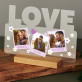 Polaroids kwiatki - Wydruk na szkle akrylowym love