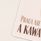 Praca nie zając - Podkładka pod myszkę