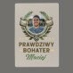 Prawdziwy bohater - Wydruk na szkle akrylowym z podstawką Prawdziwy bohater - Wydruk na szkle akrylowym z podstawką