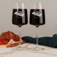 Projekt własny - Dwa kryształowe kieliszki do wina
