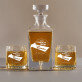 Projekt własny - Zestaw Grawerowana Karafka I Szklanki Do Whisky Projekt własny - Zestaw Grawerowana Karafka I Szklanki Do Whisky