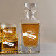 Projekt własny - Zestaw Grawerowana Karafka I Szklanki Do Whisky Projekt własny - Zestaw Grawerowana Karafka I Szklanki Do Whisky