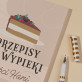 Przepisy na wypieki - Przepiśnik na spirali B5