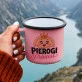 Kubek Emaliowany Dla Kucharki Prezent Dla Kobiety: Pierogi Princess