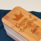Queen of everything - Bambusowy Lunchbox z grawerem Queen of everything - Bambusowy Lunchbox z grawerem