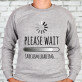 Sarcasm loading - Bluza męska bez kaptura