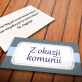 Słój życzeń: Z okazji komunii Słój życzeń: Z okazji komunii