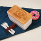 Smacznego kochanie - Bambusowy Lunchbox z grawerem