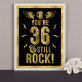 Still rock - wydruk obramowany