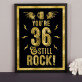 Still rock - wydruk obramowany