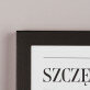 Szczęśliwy trzydziestolatek - wydruk obramowany Szczęśliwy trzydziestolatek - wydruk obramowany