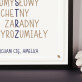 Tata mistrz - wydruk obramowany