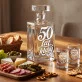 Zestaw Do Wódki z Grawerem Na 50 Prezent Na 50 Urodziny: 50 Lat Klasy