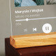 twoja piosenka spotify 4 zdjęcia - Wydruk na szkle akrylowym z podstawką twoja piosenka spotify 4 zdjęcia - Wydruk na szkle akrylowym z podstawką