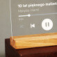 Piosenka Spotify na rocznicę - Wydruk na szkle akrylowym z podstawką Piosenka Spotify na rocznicę - Wydruk na szkle akrylowym z podstawką