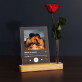 Twoja piosenka spotify - Wydruk na szkle akrylowym z różą Twoja piosenka spotify - Wydruk na szkle akrylowym z różą