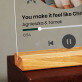 Twoja piosenka świąteczna spotify - Wydruk na szkle akrylowym z podstawką